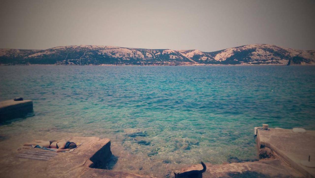 Sea Breeze Apartments With Private Beach And Boat Anchorage Stara Novalja Luaran gambar